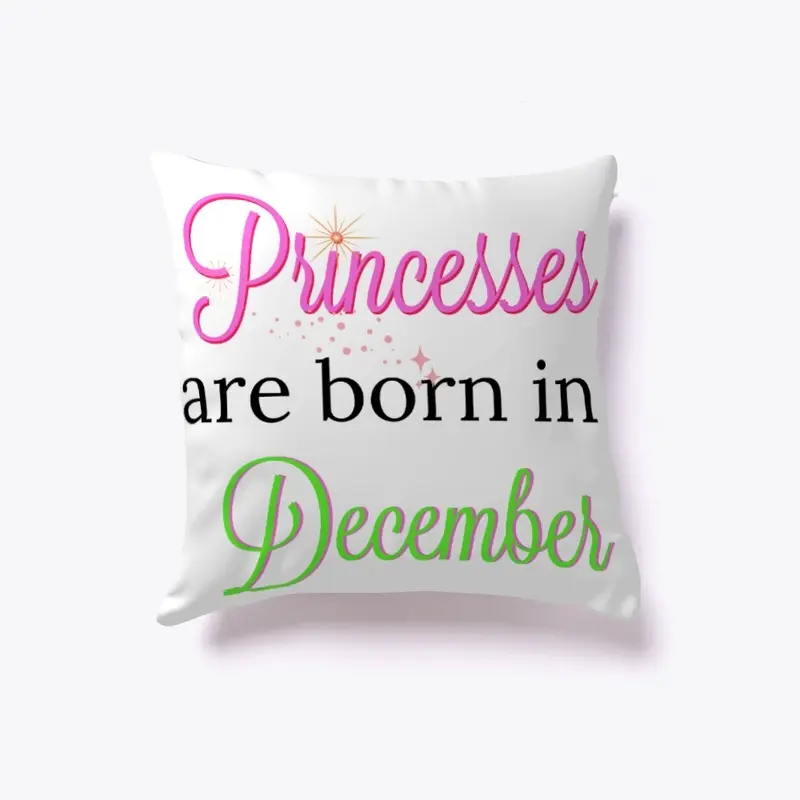 Princesses are Born in December