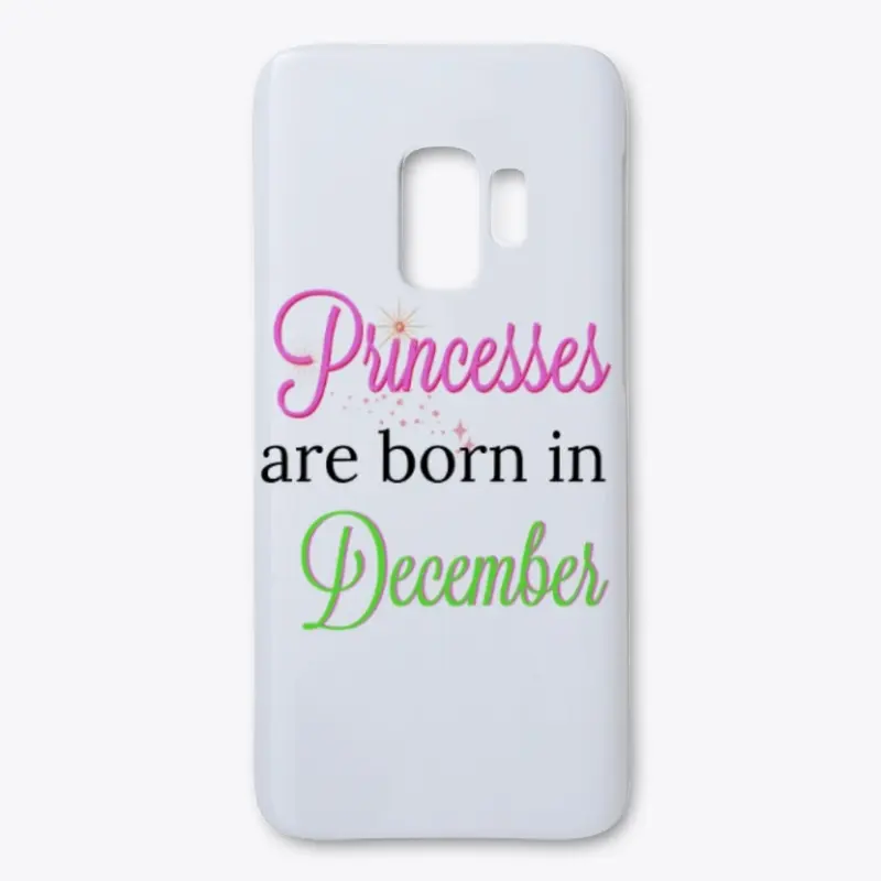 Princesses are Born in December