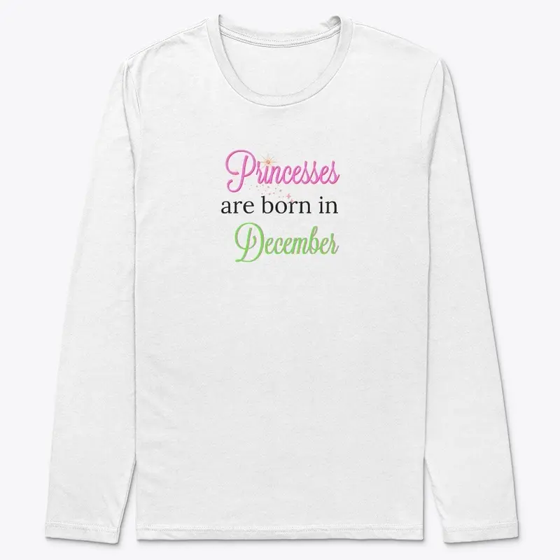 Princesses are Born in December